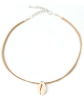 Choker coquillage naturel